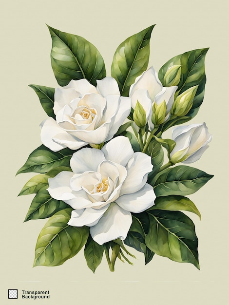 Magnolia watercolor