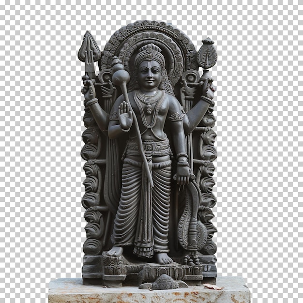 PSD maha shivratri lord shiva on isolated transparent background