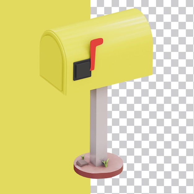 PSD mailbox 3d