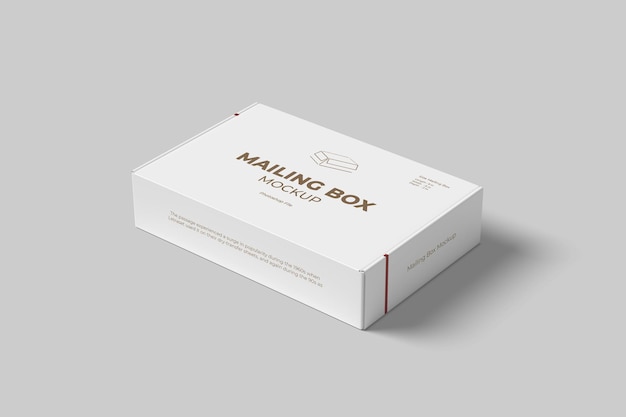 Mailing box mockup