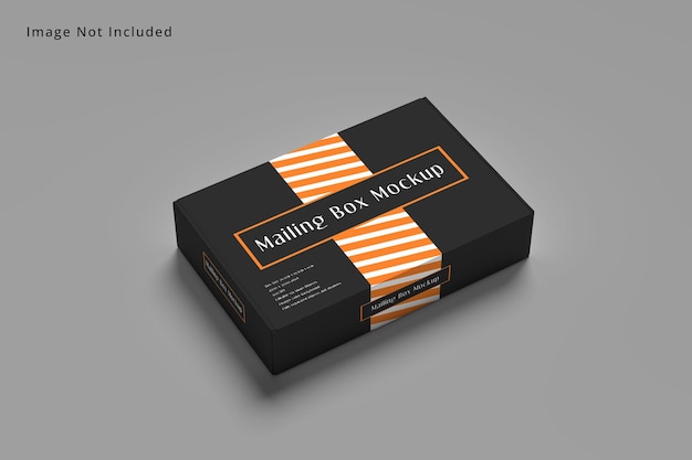 Mailing box mockup