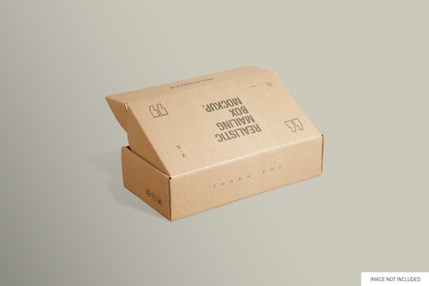 Mailing box mockup