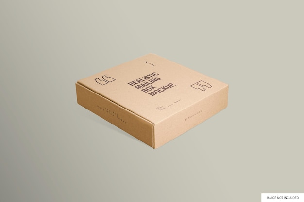 Mailing box mockup