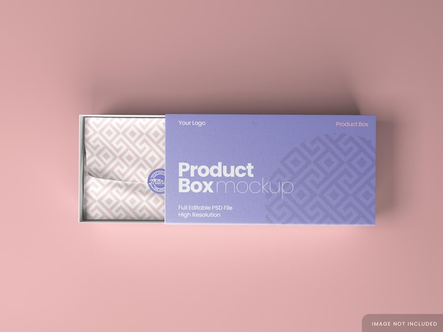 PSD mailing product box mockup