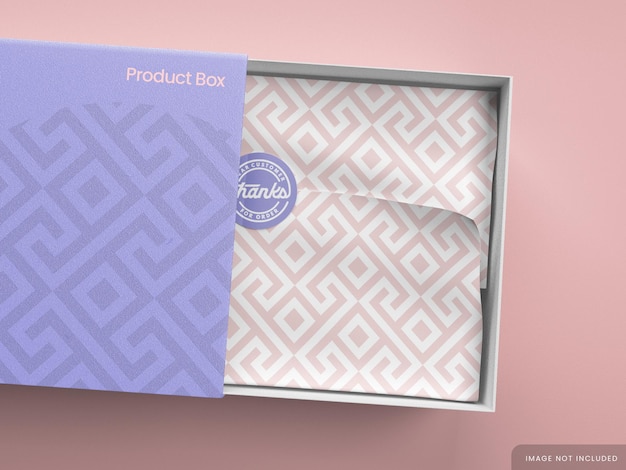 PSD mailing productdoos mockup