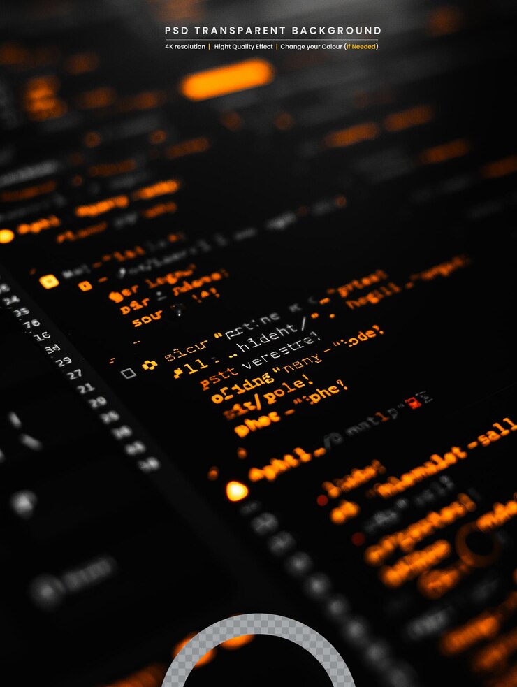 PSD mainboard on abstract background