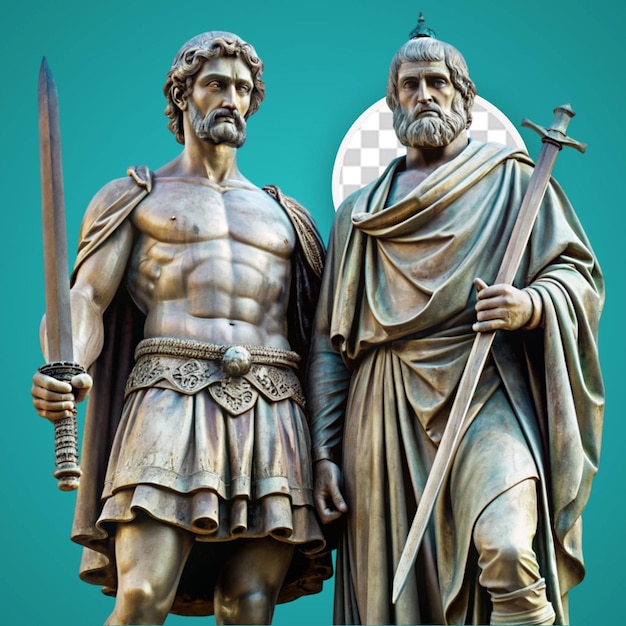 PSD majestatyczne piękno greckiego stylu marmurowych posągów