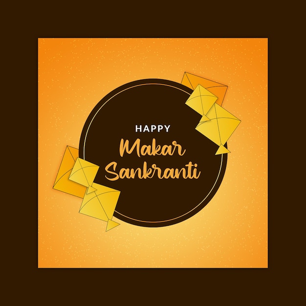 PSD makar sankranti - social media post template 05