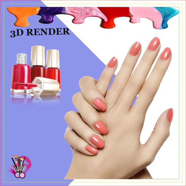 Make-up Fairness Beauty Cream Mooi gezicht Hand Voet Glitterende nagellak