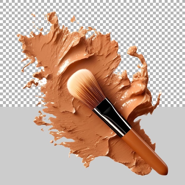 PSD 透明な背景のメイクアップブラシ aiが生成した