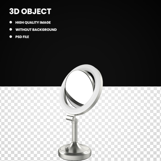 PSD makeup mirror small