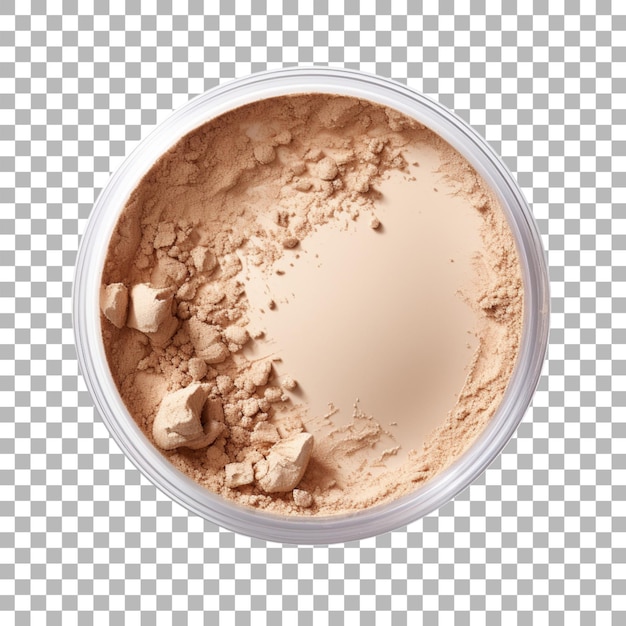 PSD makeup powder on transparent background