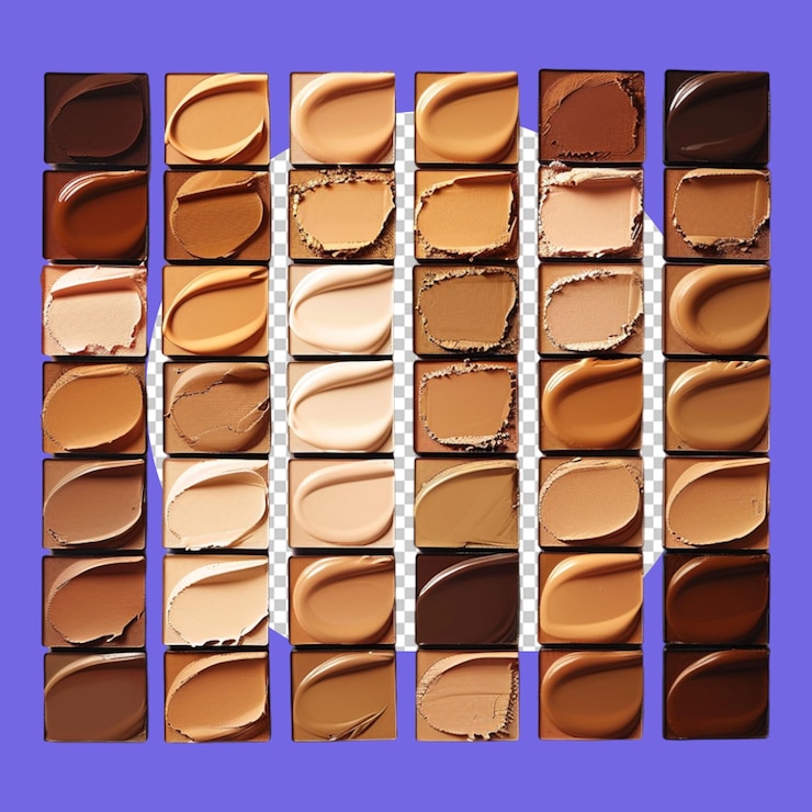 PSD makeup products poster