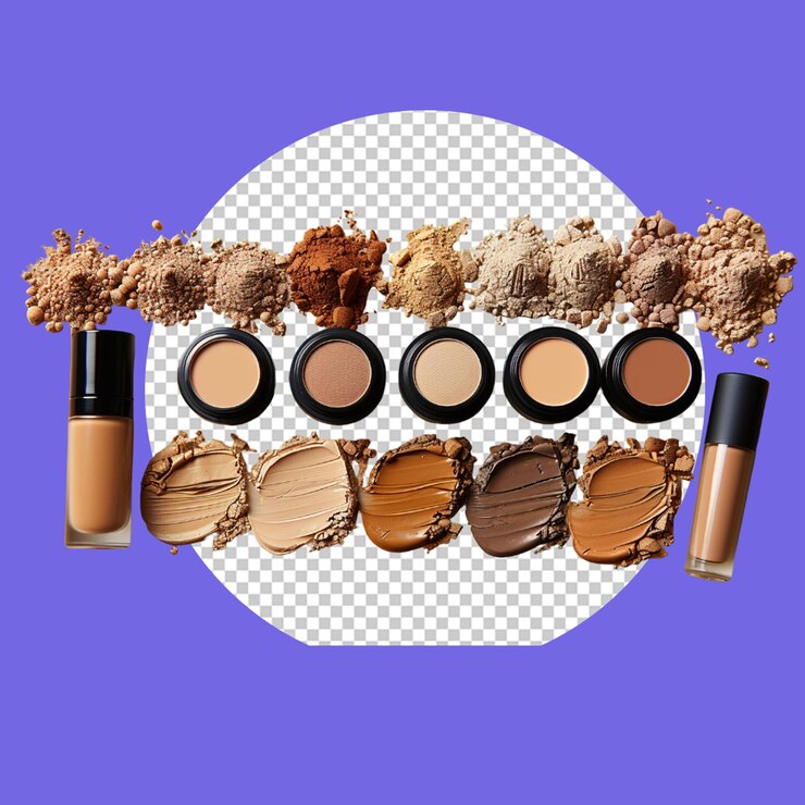 PSD makeup products poster