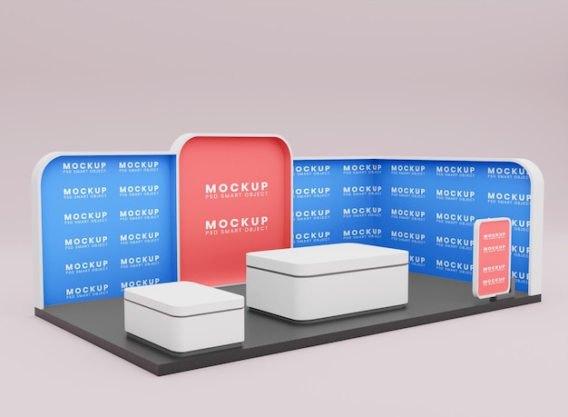 Makieta 3d stoiska wystawowego