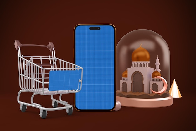 Makieta aplikacji Ramadan Shopping