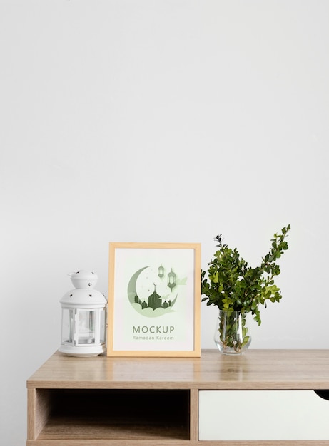 Makieta aranżacji ramek ramadan