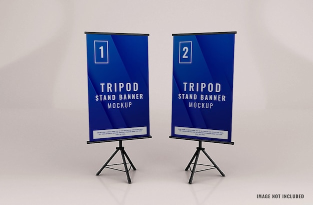 Makieta baneru stojącego na statywie do reklamy