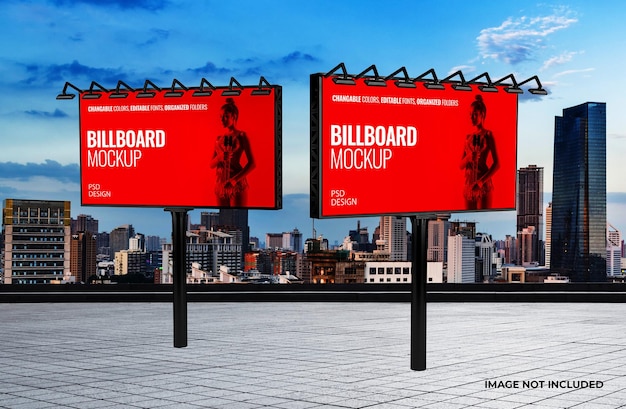 Makieta Billboardu Reklamowego Na Zewnątrz