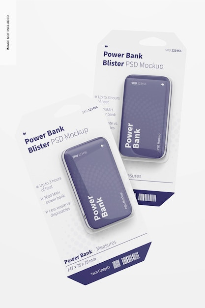 Makieta Blistrów Power Bank, Pływająca