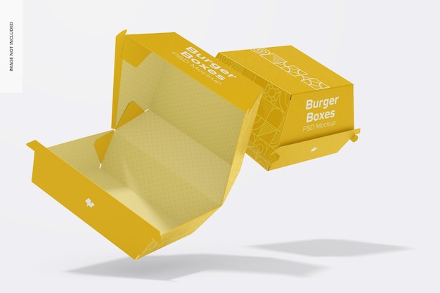 Makieta Burger Boxes, Pływająca