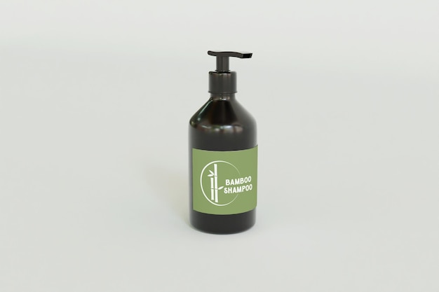 PSD makieta butelki szamponu