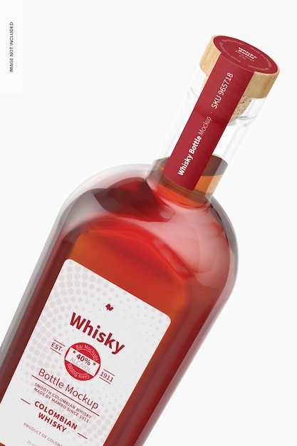 Makieta Butelki Whisky, Zbliżenie