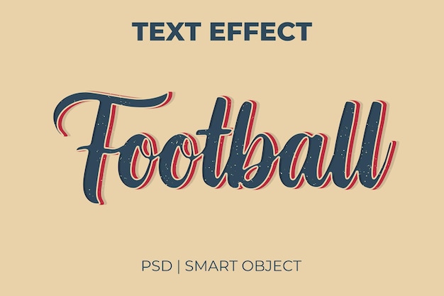 Makieta Efektu Tekstowego Piłki Nożnej