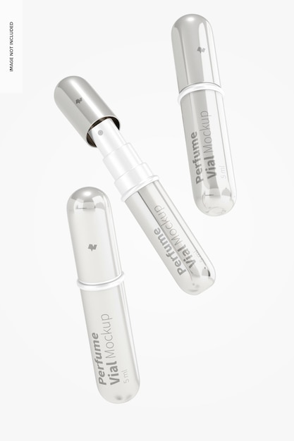 Makieta fiolek perfum 5 ml, pływająca