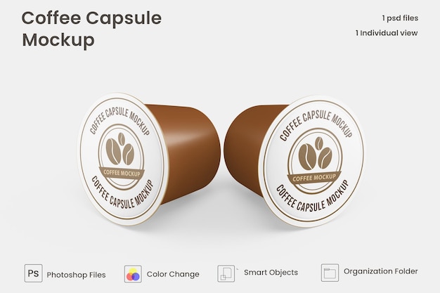 Makieta kapsułki kawy Coffee
