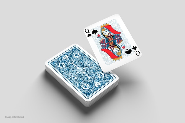 PSD makieta karty pokerowej