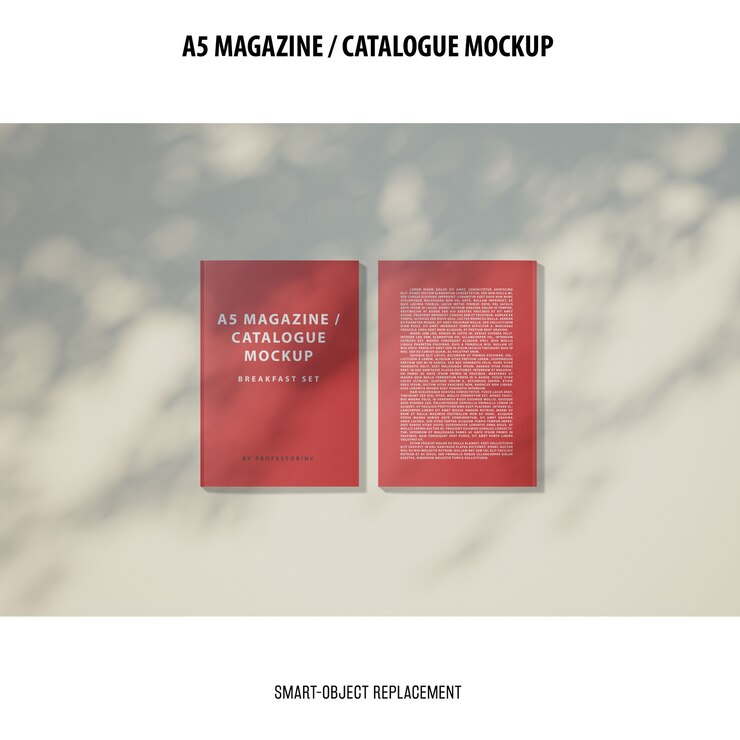 Makieta katalogu magazynu A5