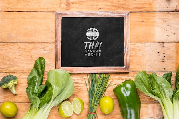 PSD makieta koncepcja tajskiej żywności