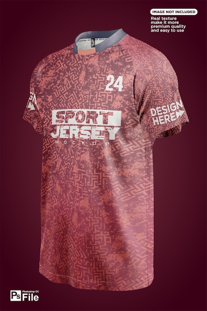 makieta koszulki futsalowej