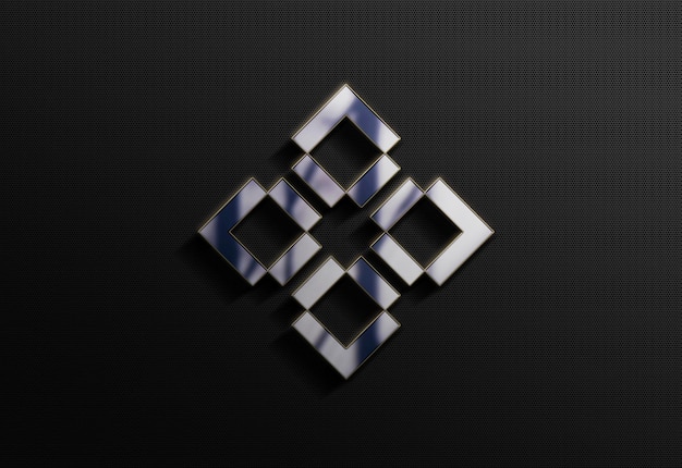 PSD makieta logo 3d