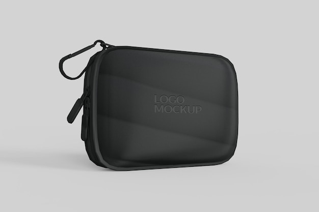 Makieta logo kwadratowej torby małej torby