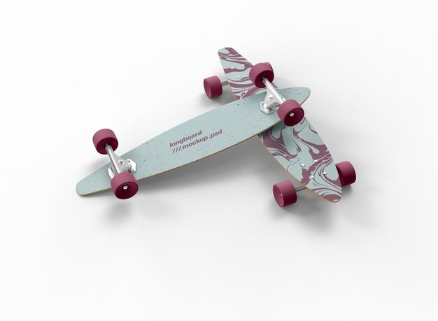 PSD makieta longboardu