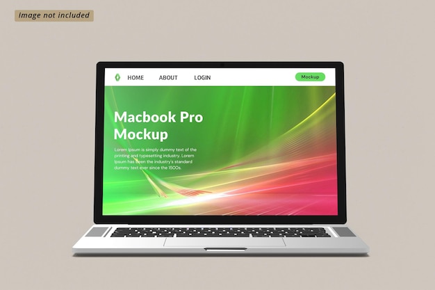 Makieta Macbooka Pro