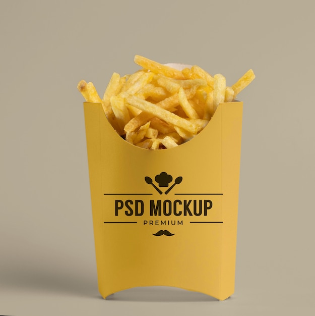 PSD makieta marki fast food