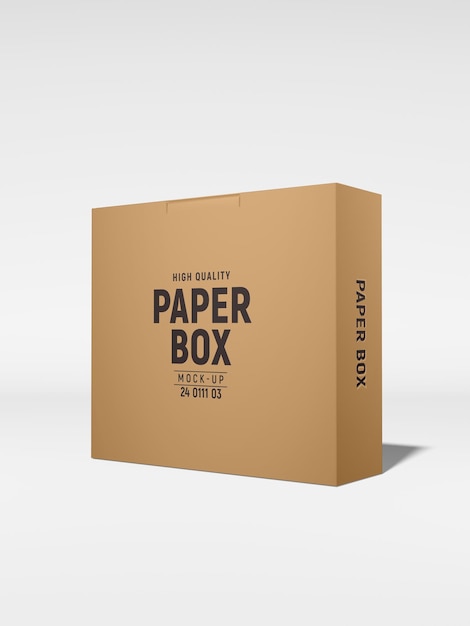 Makieta marki Kraft Paper Parcel Delivery Box