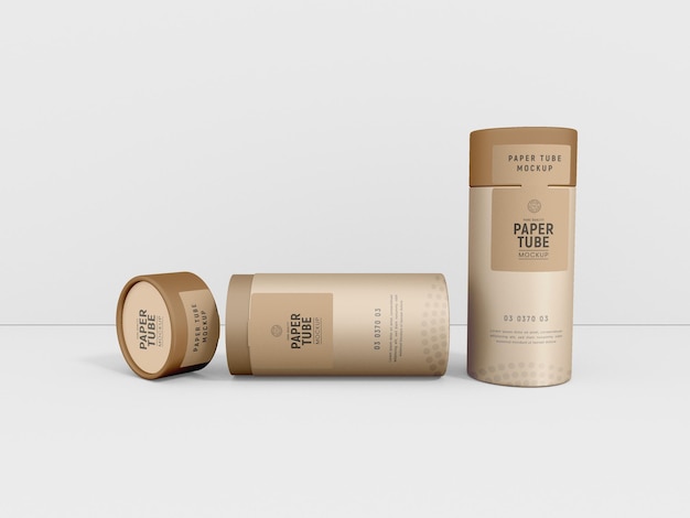 Makieta Marki Kraft Paper Tube