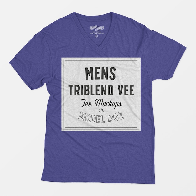 Makieta męska triblend vee tee 02