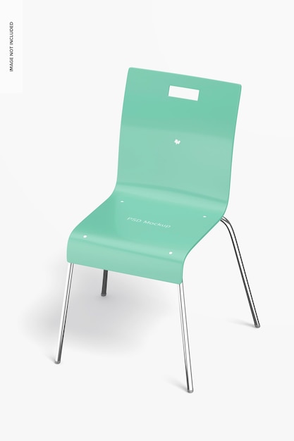 Makieta metalowego krzesła do jadalni