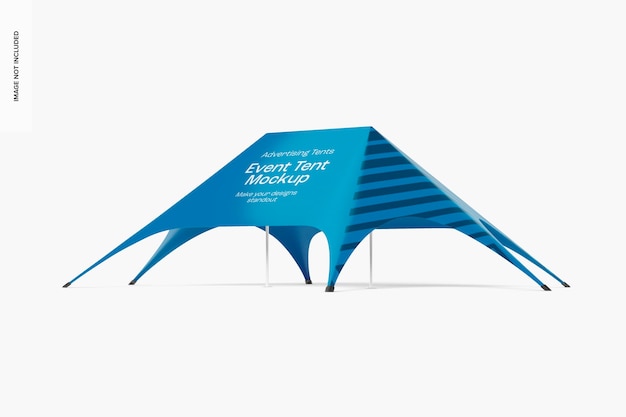 PSD makieta namiotu na imprezę zewnętrzną