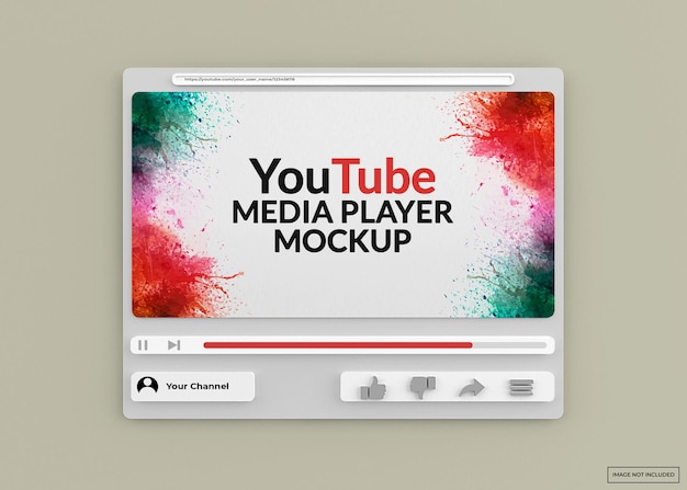 Makieta Odtwarzacza Multimediów Youtube