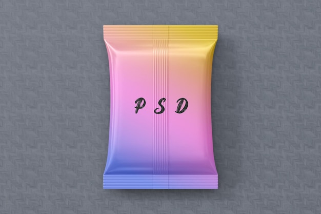 PSD makieta opakowania przekąsek