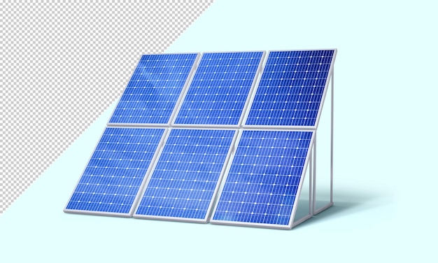PSD makieta paneli słonecznych
