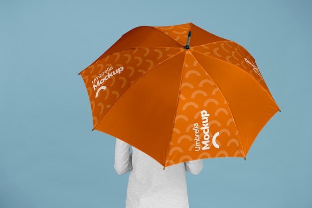 PSD makieta parasola z tkaniną
