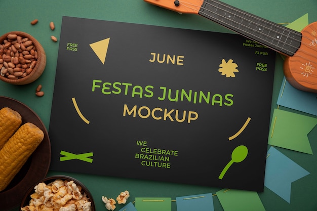 PSD makieta plakatu festa junina