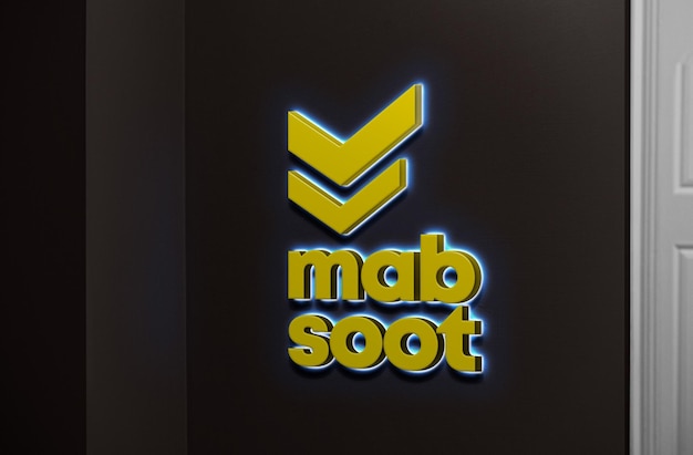 Makieta Podświetlanego Logo 3d